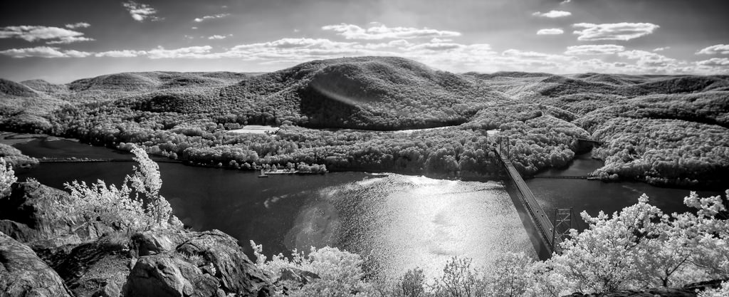 Infrared photographs of Bear Mountain by top New York Photographer Michael Jurick