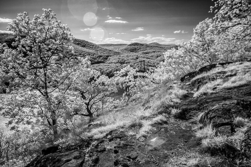 Infrared photographs of Bear Mountain by top New York Photographer Michael Jurick