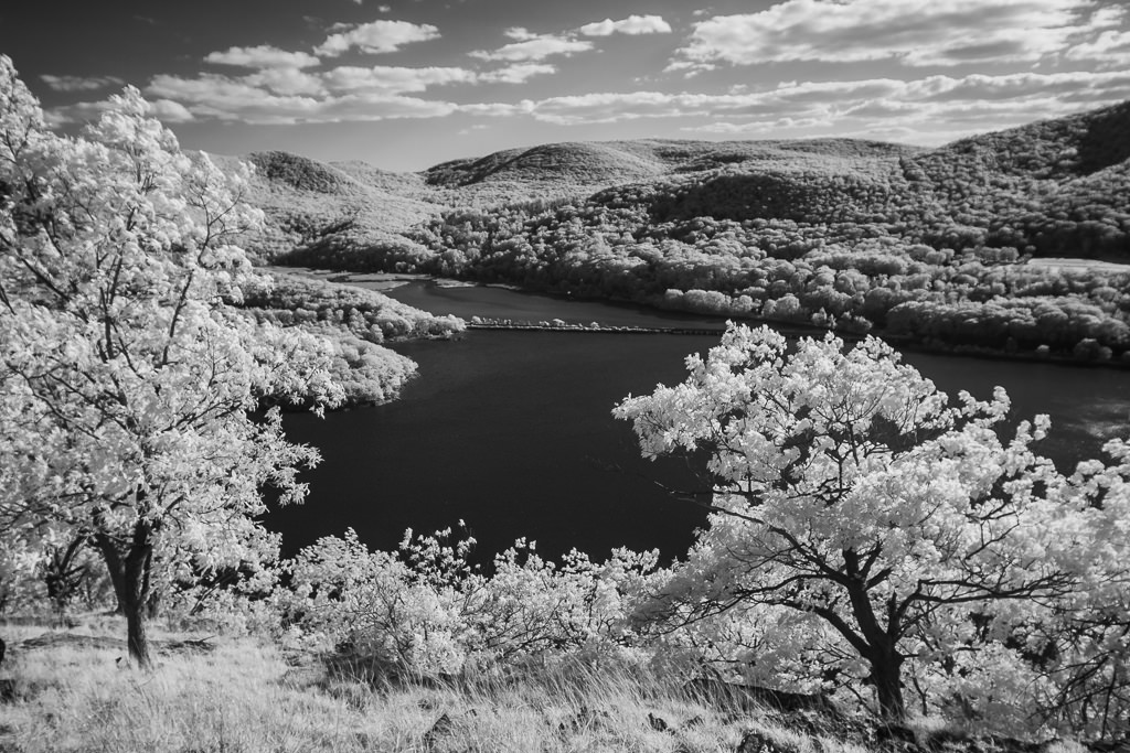 Infrared photographs of Bear Mountain by top New York Photographer Michael Jurick