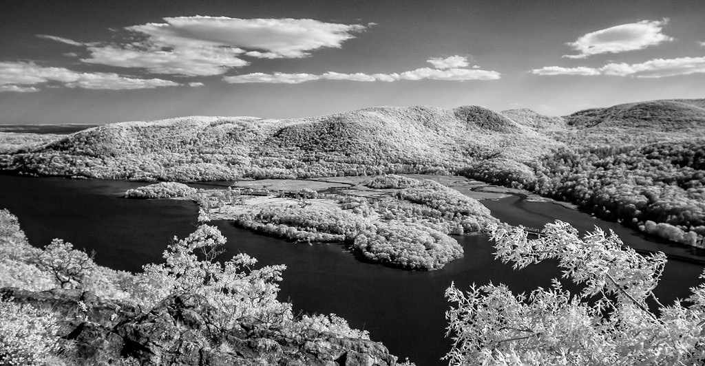 Infrared photographs of Bear Mountain by top New York Photographer Michael Jurick