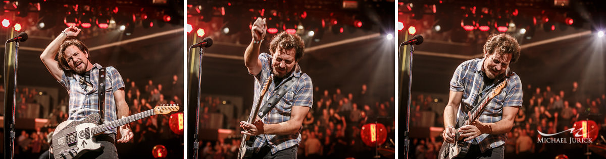 Eddie Vedder of Pearl Jam by top New York Photographer Michael Jurick