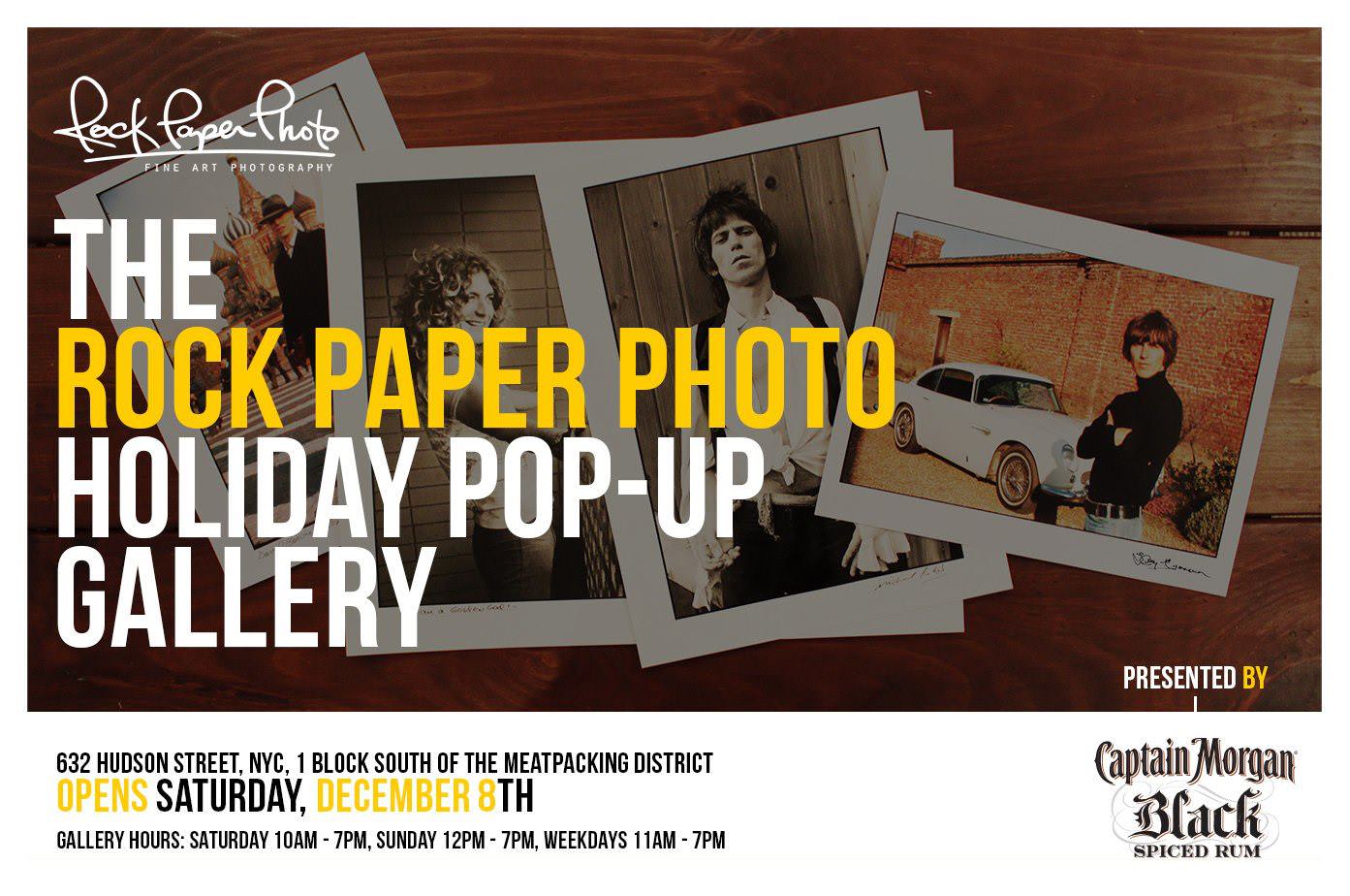 Rock Paper Photo pop-up gallery by top New York Photographer Michael Jurick