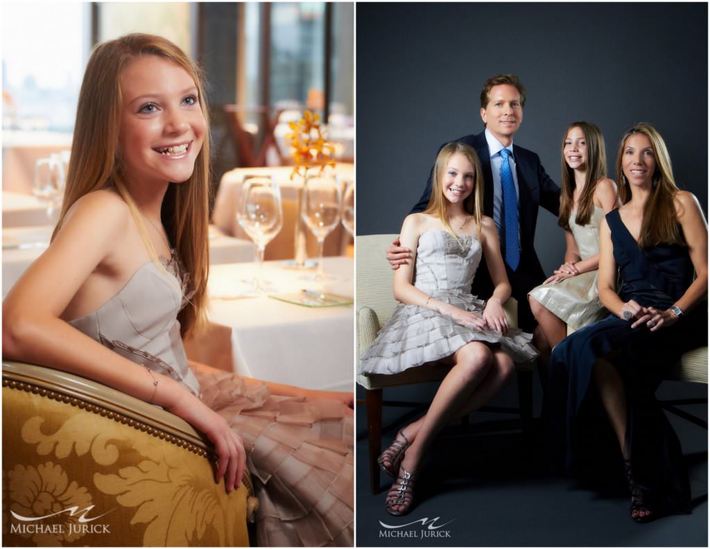 Bat Mitzvah portraits by top New York Photographer Michael Jurick