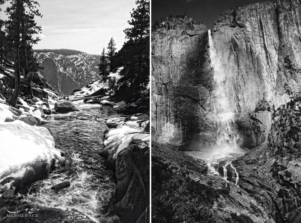 photograph of Yosemite in 1992 in Black and White by top New York Photographer Michael Jurick
