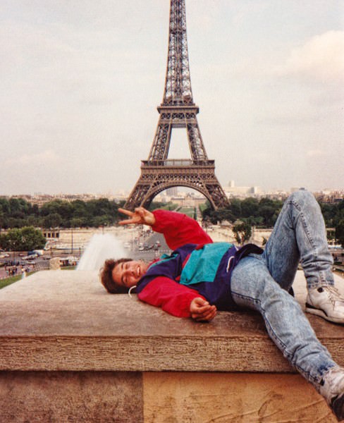 Michael Jurick at the Eifel Tower