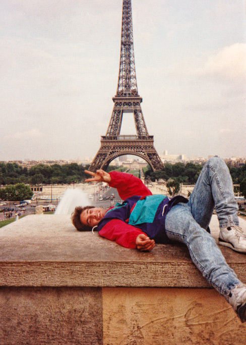 Michael Jurick at the Eifel Tower