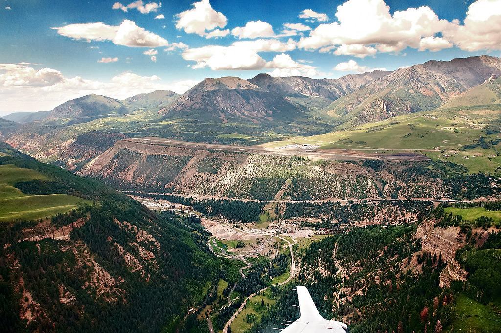 Treacherous but Beautiful Telluride Airport Runway