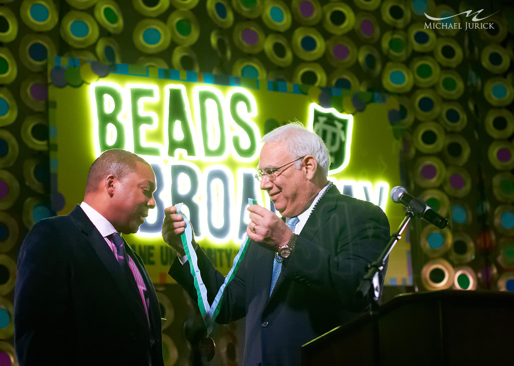 Tulane Beads on Broadway – Presidential Award to Wynton Marsalis