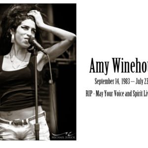 Amy Winehouse – September 14, 1983 – July 23,  2011    May Your Voice & Spirit Live Forever