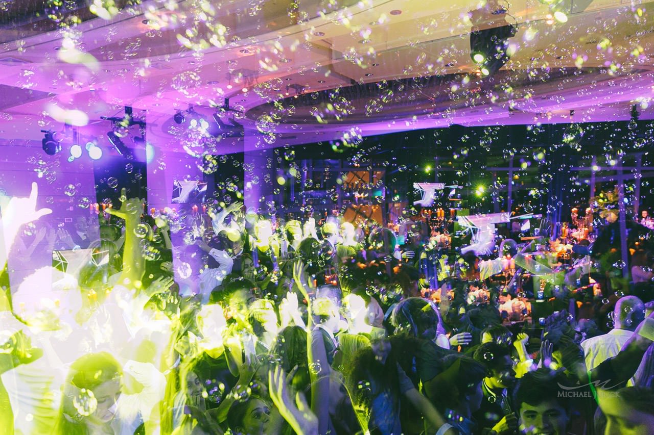 Bubbles are the new confetti at The Mandarin