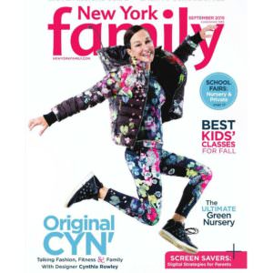 New York Family September 2015 Cover With Cynthia Rowley